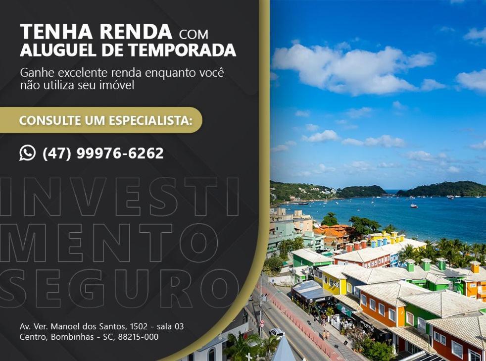 Cobertura Espacosa E Confortavel No Centro De ボンビーニャス エクステリア 写真